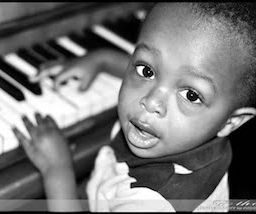 Afro baby piano